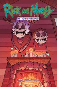 Rick i Morty. Aktywa korporacji. Autor: Asmus James, Jarrett Williams, Jacek Drewnowski. Multiszop.pl Okładka książki Rick i Morty. Aktywa korporacji
