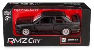 RMZ City BMW M3 E30 (1986-1991) Matte czarny w skali 1:35. Wydawca: Daffi. Multiszop.pl Opakowanie RMZ City BMW M3 E30 (1986-1991) Matte czarny w skali 1:35