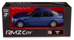 RMZ City BMW M5 Matte niebieski w skali 1:32. Wydawca: Daffi. Multiszop.pl Opakowanie RMZ City BMW M5 Matte niebieski w skali 1:32