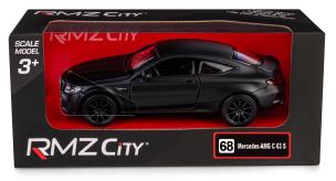 RMZ City Mercedes-Benz C63 S AMG Coupe 2019 Matte czarny w skali 1:35. Wydawca: Daffi. Multiszop.pl Opakowanie RMZ City Mercedes-Benz C63 S AMG Coupe 2019 Matte czarny w skali 1:35