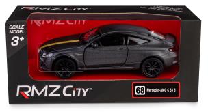 RMZ City Mercedes-Benz C63 S AMG Coupe 2019 Matte szary w skali 1:35. Wydawca: Daffi. Multiszop.pl Opakowanie RMZ City Mercedes-Benz C63 S AMG Coupe 2019 Matte szary w skali 1:35