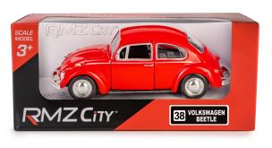 RMZ City Volkswagen Beetle 1967 czerwony w skali 1:32. Wydawca: Daffi. Multiszop.pl Opakowanie RMZ City Volkswagen Beetle 1967 czerwony w skali 1:32