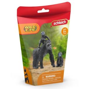 Rodzina goryli Wild Life. Wydawca: Schleich. Multiszop.pl Opakowanie Rodzina goryli Wild Life