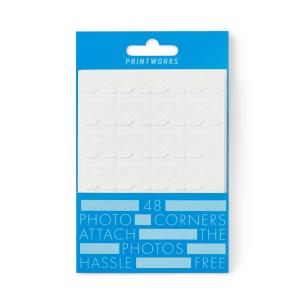 Opakowanie Rogi do zdjęć białe