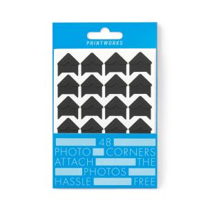 Opakowanie Rogi do zdjęć czarne