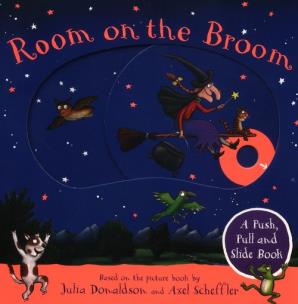 Okładka książki Room on the Broom A Push, Pull and Slide Book