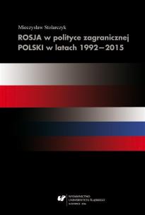 Rosja w polityce zagranicznej Polski w latach.... Autor: Mieczysław Stolarczyk. Multiszop.pl Okładka książki Rosja w polityce zagranicznej Polski w latach...