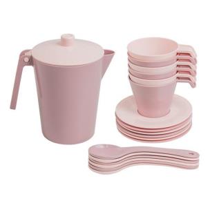 Opakowanie Różana Wata Cukrowa Serwis kawowy 19el