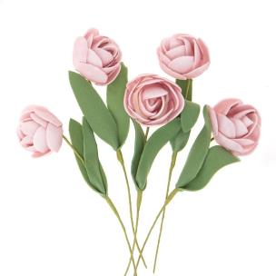 Róże różowe 5szt. Wydawca: Dalprint. Multiszop.pl Opakowanie Róże różowe 5szt