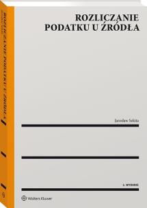Okładka książki Rozliczanie podatku u źródła