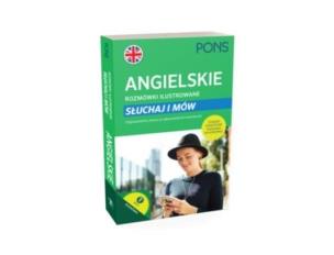 Rozmówki ilustrowane. Słuchaj i mów - angielski. Autor:   Praca zbiorowa. Multiszop.pl Okładka książki Rozmówki ilustrowane. Słuchaj i mów - angielski