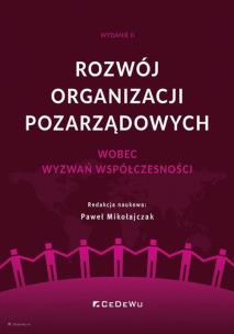 Okładka książki Rozwój organizacji pozarządowych wobec wyzwań współczesności (wyd. II)