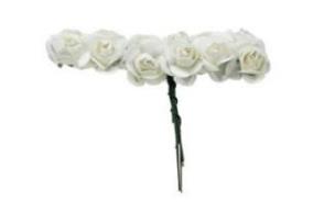 Opakowanie Różyczki papierowe białe