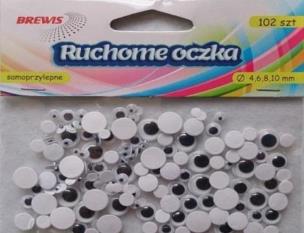 Opakowanie Ruchome oczka 102szt