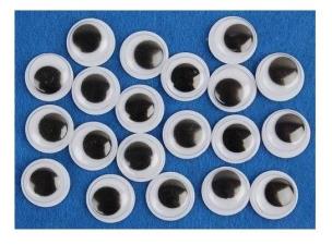 Opakowanie Ruchome oczka 10mm 20szt