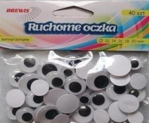 Opakowanie Ruchome oczka 40szt