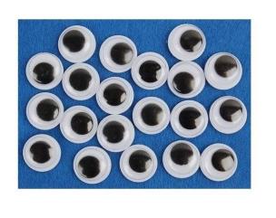 Opakowanie Ruchome oczka 8mm 24szt