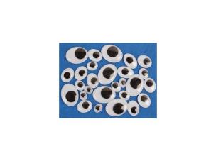 Opakowanie Ruchome oczka owal MIX 50szt