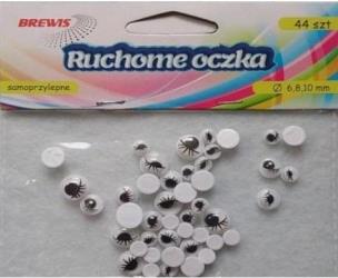 Opakowanie Ruchome oczka z rzęsami 44szt