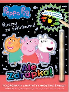 Ruszaj ze świnkami. Świnka Peppa. Ale zdrapka!. Autor: Opracowanie zbiorowe. Multiszop.pl Okładka książki Ruszaj ze świnkami. Świnka Peppa. Ale zdrapka!