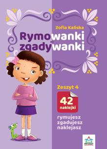 Rymowanki - zgadywanki z.4. Autor: Kaliska Zofia. Multiszop.pl Okładka książki Rymowanki - zgadywanki z.4