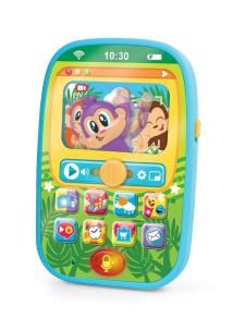 Rymujący smartfon Małpka. Wydawca: Dumel. Multiszop.pl Opakowanie Rymujący smartfon Małpka