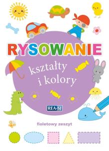 Okładka książki Rysowanie kształty i kolory. Zeszyt fioletowy
