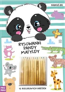 Rysowanki pandy Matyldy. Autor:   Praca zbiorowa. Multiszop.pl Okładka książki Rysowanki pandy Matyldy