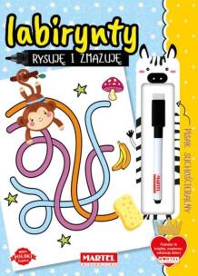 Okładka książki Rysuję i zmazuję. Labirynty