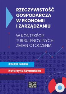 Okładka książki Rzeczywistość gospodarcza w ekonomii i zarządzaniu