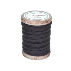 Rzemyk zamszowy 5m czarny. Wydawca: Dalprint. Multiszop.pl Opakowanie Rzemyk zamszowy 5m czarny