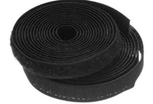 Opakowanie Rzep samoprzylepny czarny 16mmx2m 2m