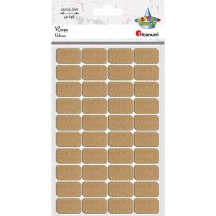 Opakowanie Rzepy samoprzylepne beżowe 15x25mm 40kpl