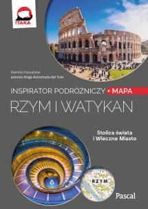 Rzym i Watykan Inspirator podróżniczy. Autor: Kowalska Kamila. Multiszop.pl Okładka książki Rzym i Watykan Inspirator podróżniczy