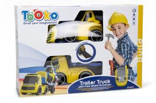 Samochód ciężarowy z buldożerem. Wydawca: Dumel. Multiszop.pl Opakowanie Samochód ciężarowy z buldożerem