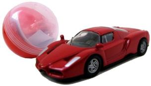 Opakowanie Samochód Ferrari w kuli 1:100 mix
