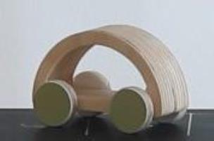 Opakowanie Samochodzik z zielonymi kołami