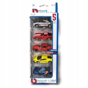 Samochodziki 5-pak 1:64 BBURAGO. Wydawca: BBurago. Multiszop.pl Opakowanie Samochodziki 5-pak 1:64 BBURAGO