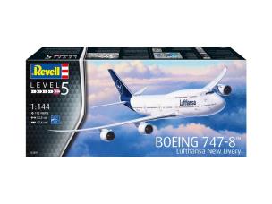 Samolot 1:144 Boeing 747-8 Lufthansa. Wydawca: Revell. Multiszop.pl Opakowanie Samolot 1:144 Boeing 747-8 Lufthansa