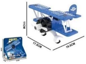 Opakowanie Samolot niebieski