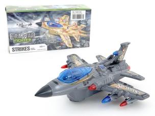 Opakowanie Samolot wojskowy na baterie z światłem i dźwiękiem