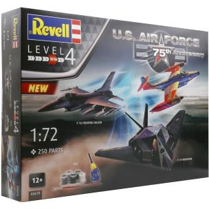 Samoloty US Air Force 75th Anniversary. Wydawca: Revell. Multiszop.pl Opakowanie Samoloty US Air Force 75th Anniversary