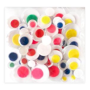 Opakowanie Samoprzylepne ruchome oczka mix kolorowe 75 szt.