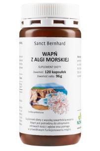 Zdjęcie produktu Sanct Bernhard Wapń z algi morskiej 120kaps