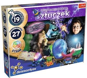 Science 4 You - Fabryka czarodziejskich sztuczek. Wydawca: Trefl. Multiszop.pl Opakowanie Science 4 You - Fabryka czarodziejskich sztuczek
