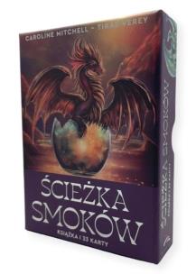 Ścieżka smoków. Autor: Caroline Mitchell. Multiszop.pl Okładka książki Ścieżka smoków