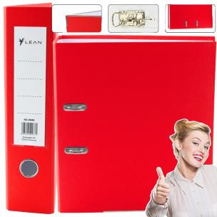 Segregator A4/75mm czerwony. Wydawca: Leantoys. Multiszop.pl Opakowanie Segregator A4/75mm czerwony