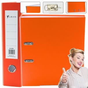 Segregator A4/75mm pomarańczowy. Wydawca: Leantoys. Multiszop.pl Opakowanie Segregator A4/75mm pomarańczowy