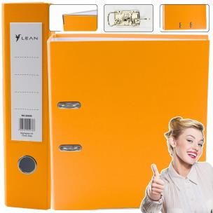 Segregator A4/75mm żółty. Wydawca: Leantoys. Multiszop.pl Opakowanie Segregator A4/75mm żółty