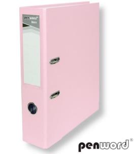 Opakowanie Segregator A4 z okuciem 7,5cm różowy pastelowy